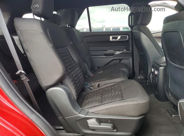 1FMSK8DH4LGB90684 2020 FORD EXPLORER Burgundy Вид задньої частини салону