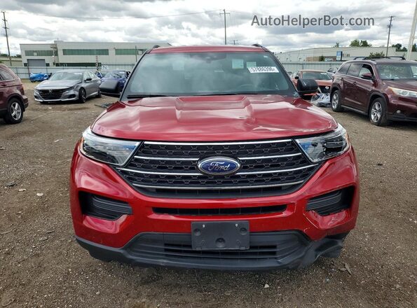 1FMSK8DH4LGB90684 2020 FORD EXPLORER Burgundy Вид спереду