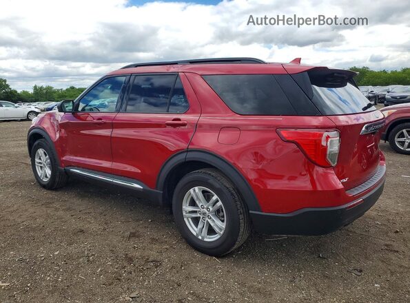 1FMSK8DH4LGB90684 2020 FORD EXPLORER Burgundy Задня ліва чверть