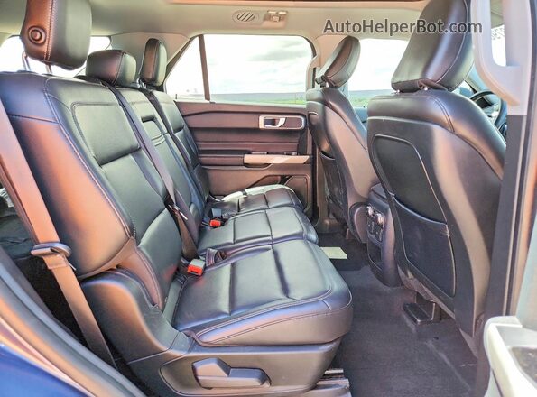 1FMSK8DH4LGC46719 2020 FORD EXPLORER Blue უკანა სალონის ხედი