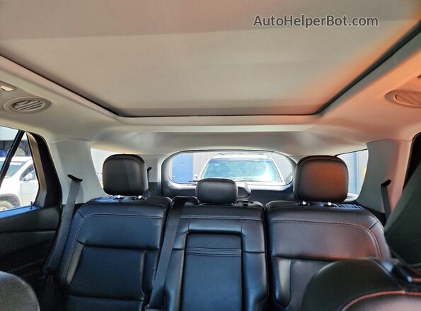 1FMSK8DH4LGC46719 2020 FORD EXPLORER Blue უკანა სავარძლების ხედი
