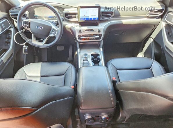 1FMSK8DH4LGC46719 2020 FORD EXPLORER Blue წინა პანელის ხედი