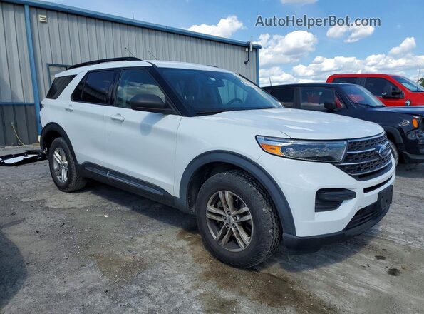 1FMSK8DH4LGD03985 2020 FORD EXPLORER White Przód prawy