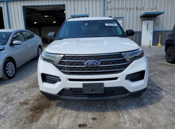 1FMSK8DH4LGD03985 2020 FORD EXPLORER White Widok z przodu