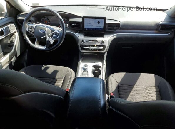 1FMSK8DH4LGD03985 2020 FORD EXPLORER White Widok deski rozdzielczej