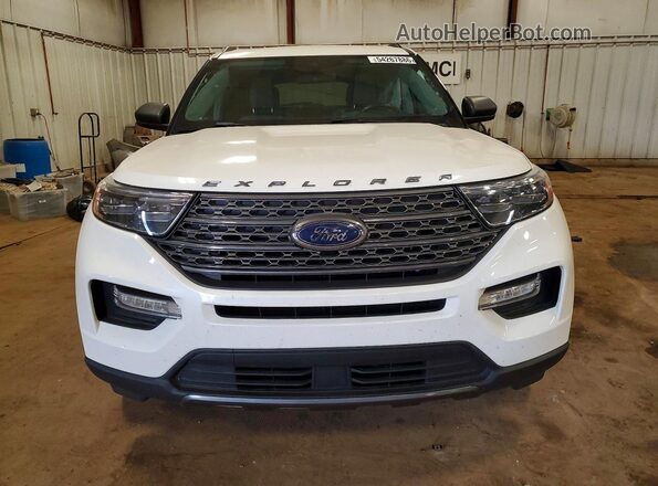 1FMSK8DH4MGA14560 2021 FORD EXPLORER White Դիմացի տեսք