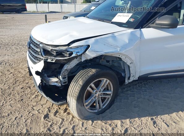 1FMSK8DH4MGA57585 2021 FORD EXPLORER White Widok z przodu