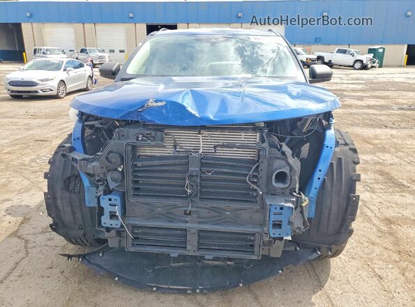 1FMSK8DH4MGA95866 2021 FORD EXPLORER Blue Front view