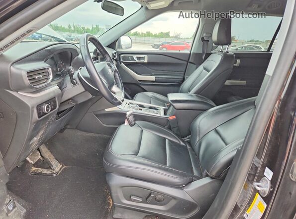 1FMSK8DH4PGA72611 2023 FORD EXPLORER Black Widok wnętrza z przodu