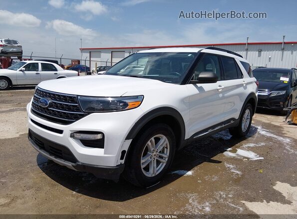1FMSK8DH4PGA86251 2023 FORD EXPLORER White Передня ліва чверть