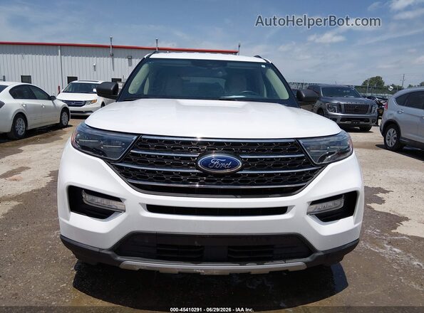 1FMSK8DH4PGA86251 2023 FORD EXPLORER White Вид щитка приладів