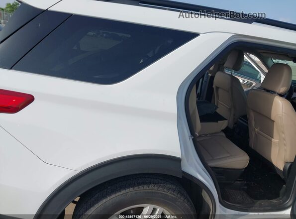 1FMSK8DH4PGA86315 2023 FORD EXPLORER White Widok naklejki z numerem VIN