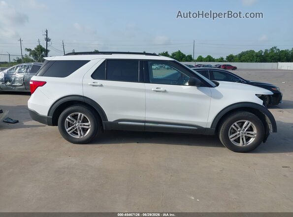 1FMSK8DH4PGA86315 2023 FORD EXPLORER White Widok wnętrza z tyłu