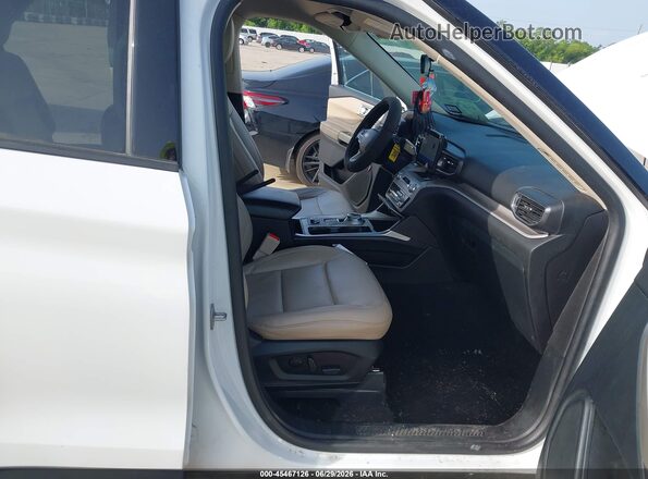 1FMSK8DH4PGA86315 2023 FORD EXPLORER White Widok wnętrza z przodu