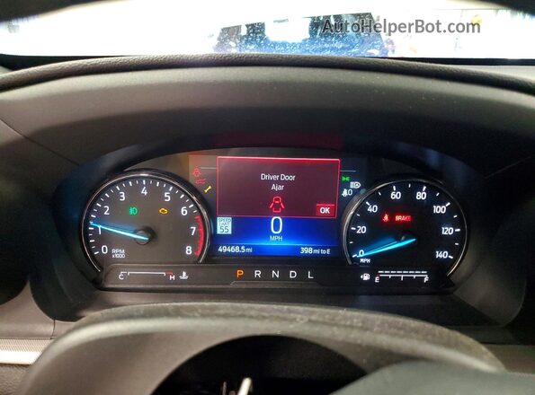 1FMSK8DH4PGC33278 2023 FORD EXPLORER Белый Вид щитка приборов