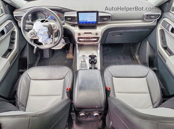 1FMSK8DH4PGC33278 2023 FORD EXPLORER Белый Вид панели приборов