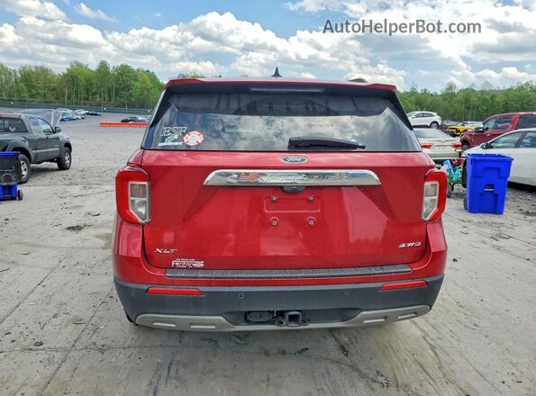 1FMSK8DH4RGA35285 2024 FORD EXPLORER Red Widok z tyłu