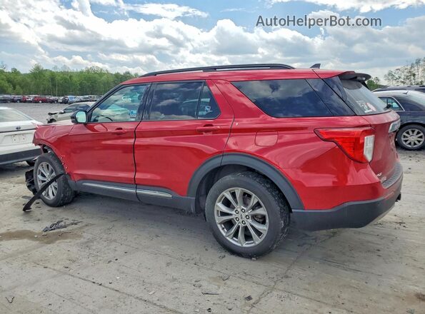 1FMSK8DH4RGA35285 2024 FORD EXPLORER Red Tył lewy