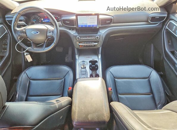 1FMSK8DH5LGA42317 2020 FORD EXPLORER Black Вид панелі приладів