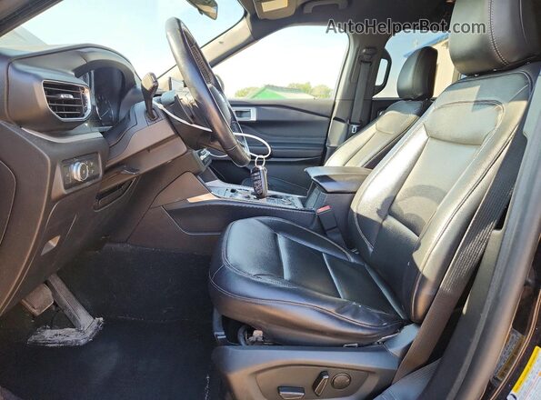 1FMSK8DH5LGA42317 2020 FORD EXPLORER Black Вид салону спереду