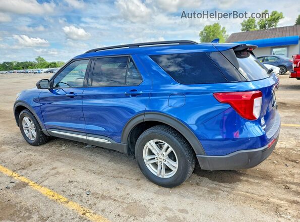 1FMSK8DH5LGB52929 2020 FORD EXPLORER Blue Задня ліва чверть