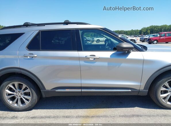 1FMSK8DH5MGA59216 2021 FORD EXPLORER Silver Rear interior view