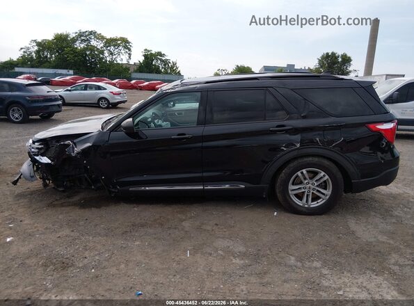 1FMSK8DH5MGA99229 2021 FORD EXPLORER Black Սալոնի 360 աստիճան տեսք