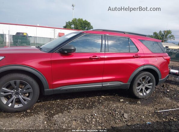 1FMSK8DH5MGB41978 2021 FORD EXPLORER Red Vista interior de 360 grados