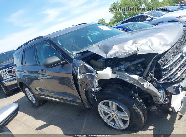 1FMSK8DH5NGA26105 2022 FORD EXPLORER Gray Widok wnętrza z tyłu