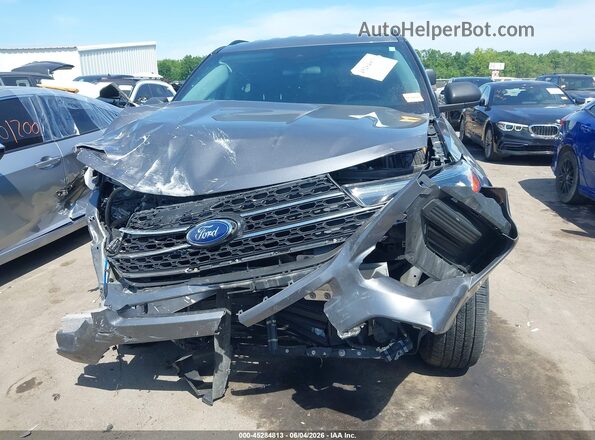 1FMSK8DH5NGA26105 2022 FORD EXPLORER Gray Widok zestawu wskaźników