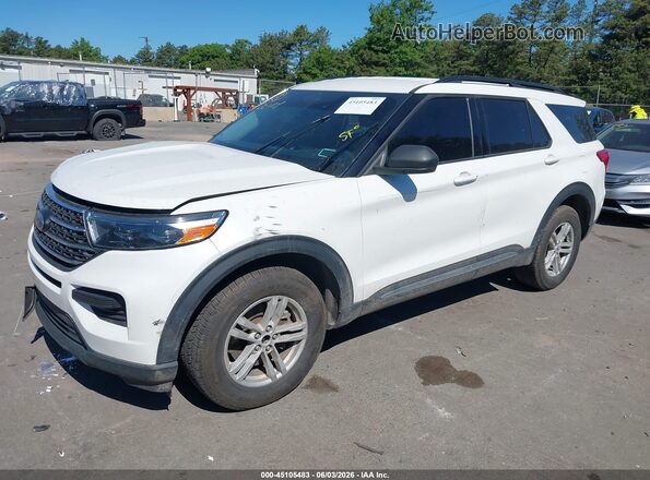 1FMSK8DH5NGC18043 2022 FORD EXPLORER White Передня ліва чверть