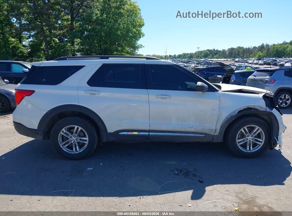 1FMSK8DH5NGC18043 2022 FORD EXPLORER White Вид щитка приладів