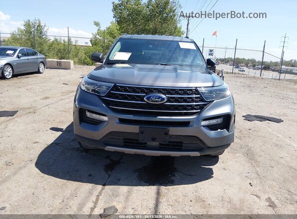 1FMSK8DH5PGB87203 2023 FORD EXPLORER Gray Սարքավորումների վահանակի տեսք