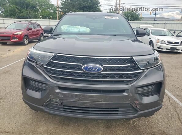 1FMSK8DH6LGA25722 2020 FORD EXPLORER Gray Widok z przodu