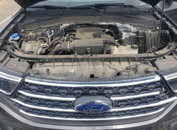 1FMSK8DH6LGA25722 2020 FORD EXPLORER Gray Widok komory silnika