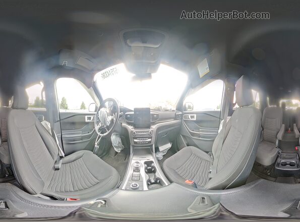 1FMSK8DH6LGA25722 2020 FORD EXPLORER Gray Widok wnętrza 360 stopni