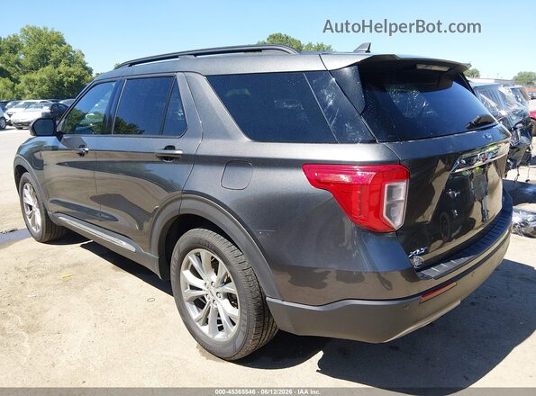 1FMSK8DH6LGA87394 2020 FORD EXPLORER Серый Задняя левая четверть