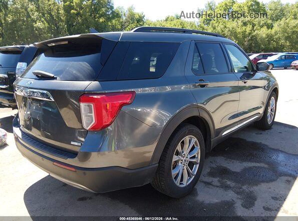 1FMSK8DH6LGA87394 2020 FORD EXPLORER Серый Задняя правая четверть