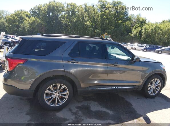1FMSK8DH6LGA87394 2020 FORD EXPLORER Серый Вид задней части салона