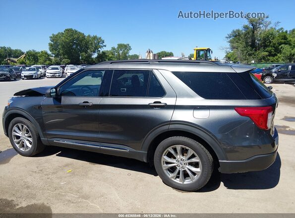 1FMSK8DH6LGA87394 2020 FORD EXPLORER Серый Панорамный вид салона 360°