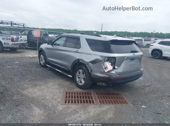 1FMSK8DH6LGB33421 2020 FORD EXPLORER Silver Հետևի ձախ