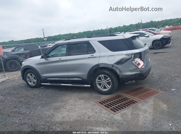 1FMSK8DH6LGB33421 2020 FORD EXPLORER Silver Սալոնի 360 աստիճան տեսք