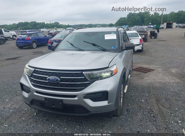 1FMSK8DH6LGB33421 2020 FORD EXPLORER Silver Սարքավորումների վահանակի տեսք