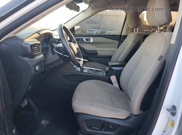 1FMSK8DH6LGC02611 2020 FORD EXPLORER White წინა სალონის ხედი