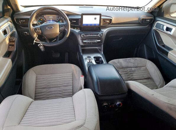 1FMSK8DH6LGC02611 2020 FORD EXPLORER White წინა პანელის ხედი
