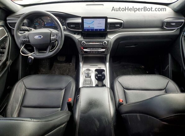 1FMSK8DH6LGC25144 2020 FORD EXPLORER Gray Առջևի վահանակի տեսք