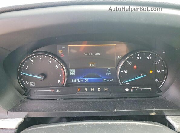 1FMSK8DH6LGC25144 2020 FORD EXPLORER Gray Սարքավորումների վահանակի տեսք