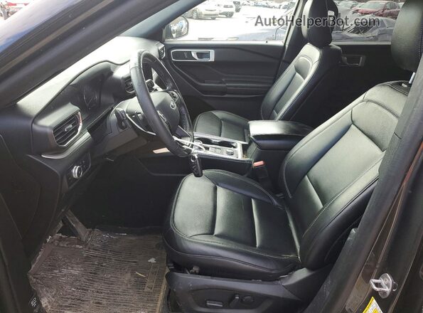 1FMSK8DH6LGC25144 2020 FORD EXPLORER Gray Սալոնի դիմացի տեսք