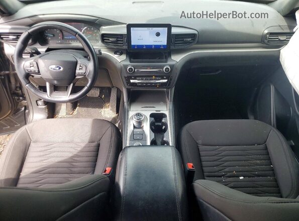 1FMSK8DH6LGC25919 2020 FORD EXPLORER Gray Vista del salpicadero