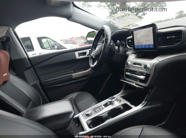 1FMSK8DH6LGC55485 2020 FORD EXPLORER White წინა სალონის ხედი